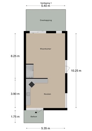 Floorplan - Pastoor Prickaertsstraat 46, 6291 LM Vaals
